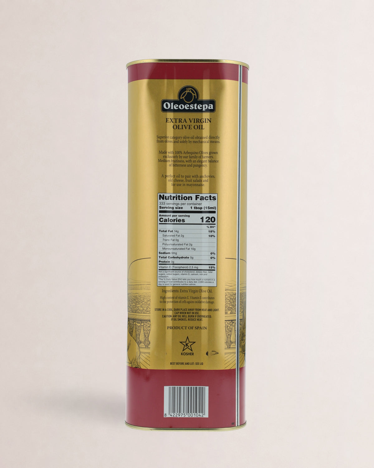 Oleoestepa Arbequina Lata 5L