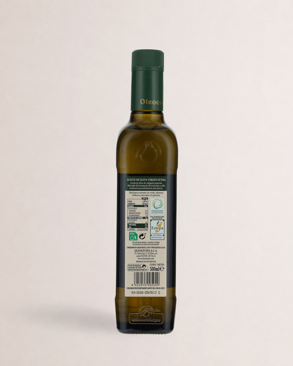 aceite oleoestepa hojiblanca informacion nutricional