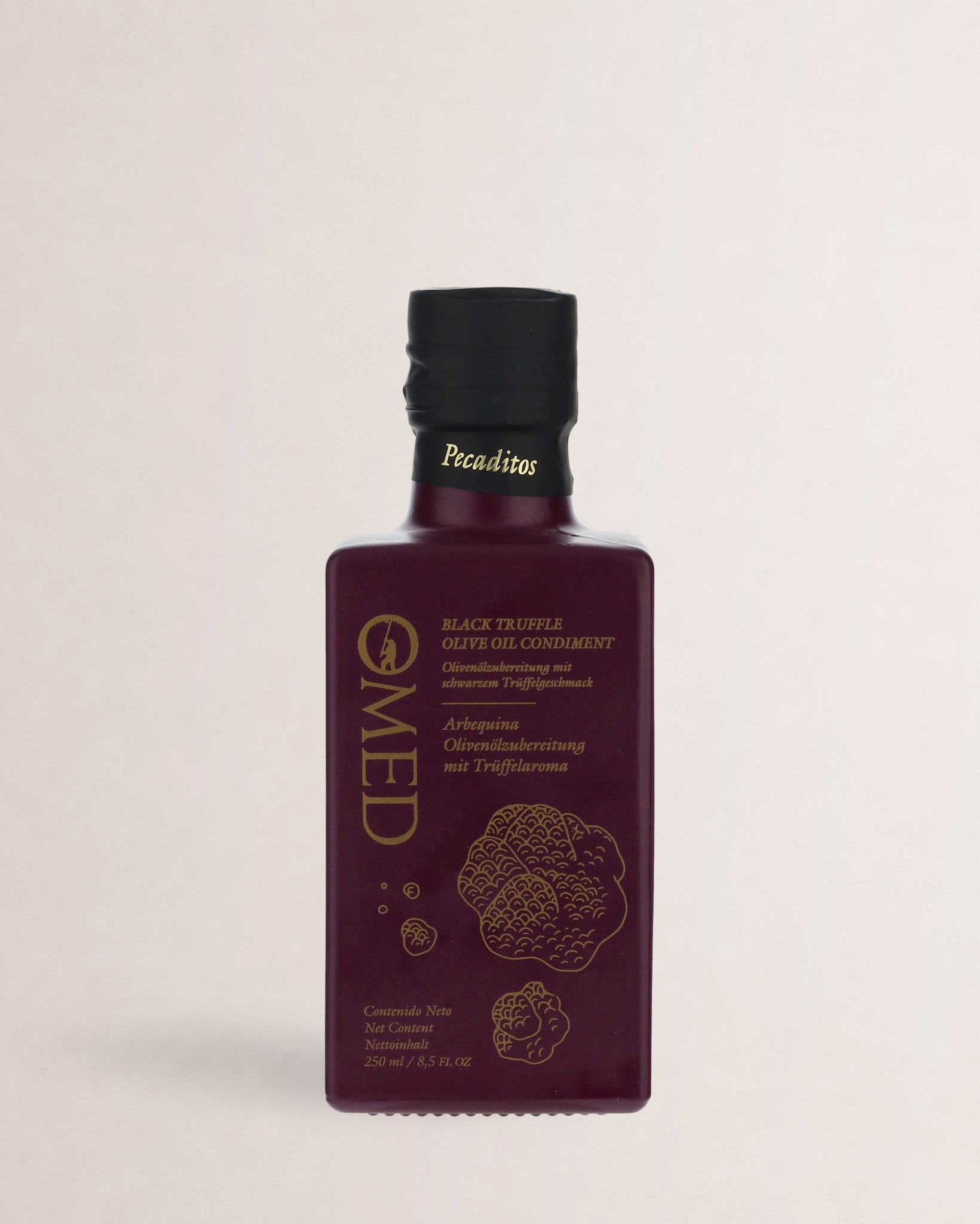 botella aceite trufa negra omed