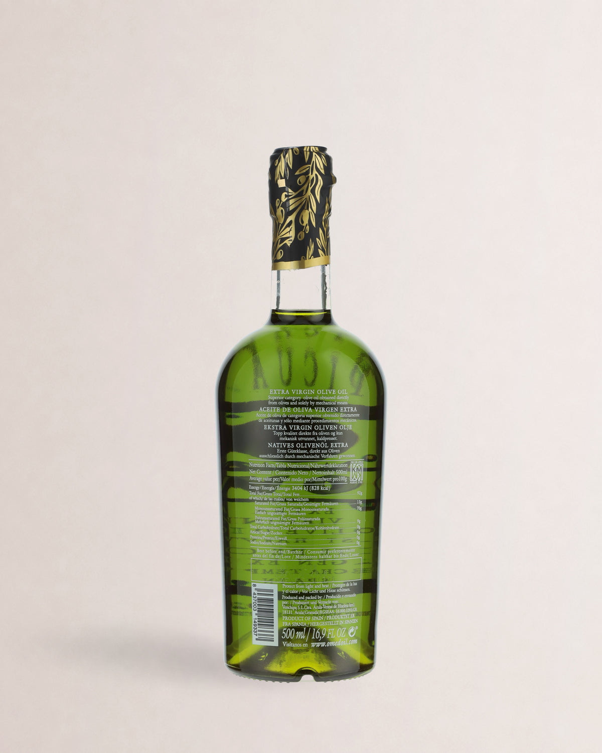 aceite omed novo etiqueta