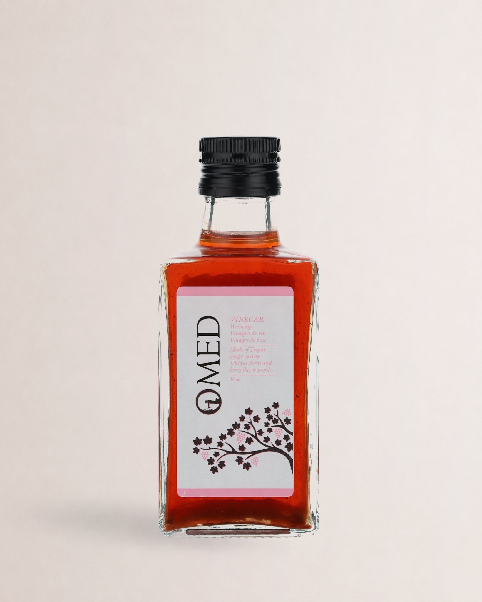botella vinagre rose omed