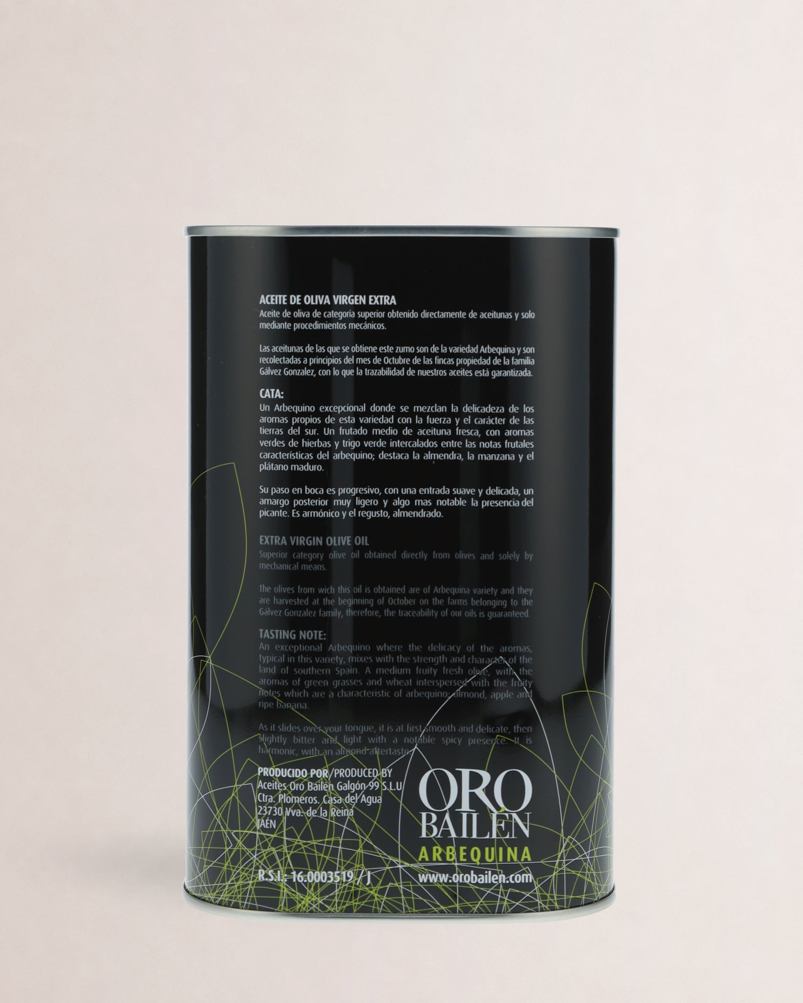 Oro Bailen Arbequina 2,5L