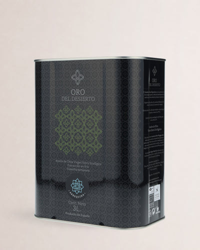 lata aceite oro del desierto arbequina