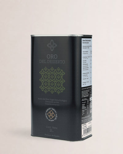 lata aceite oro del desierto lechin
