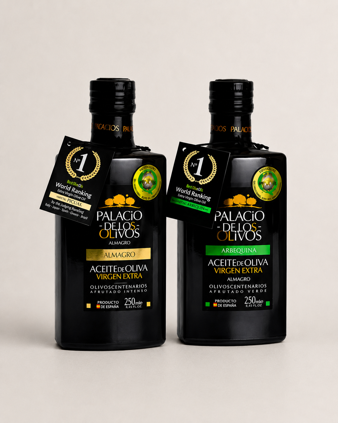 pack botellas aceite palacio de los olivos