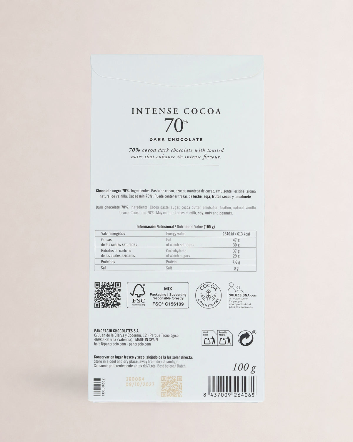 tableta chocolate pancracio