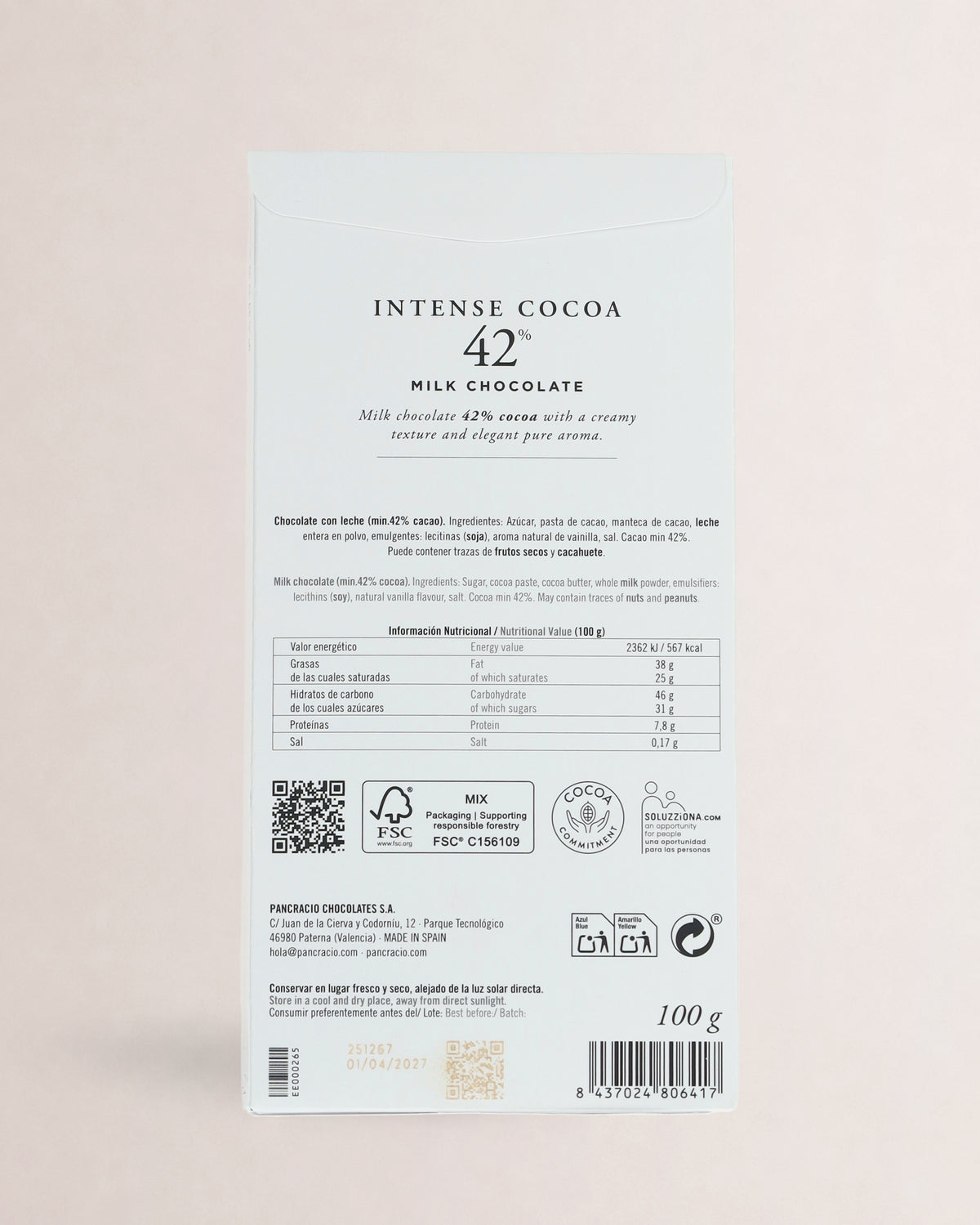 tableta chocolate pancracio