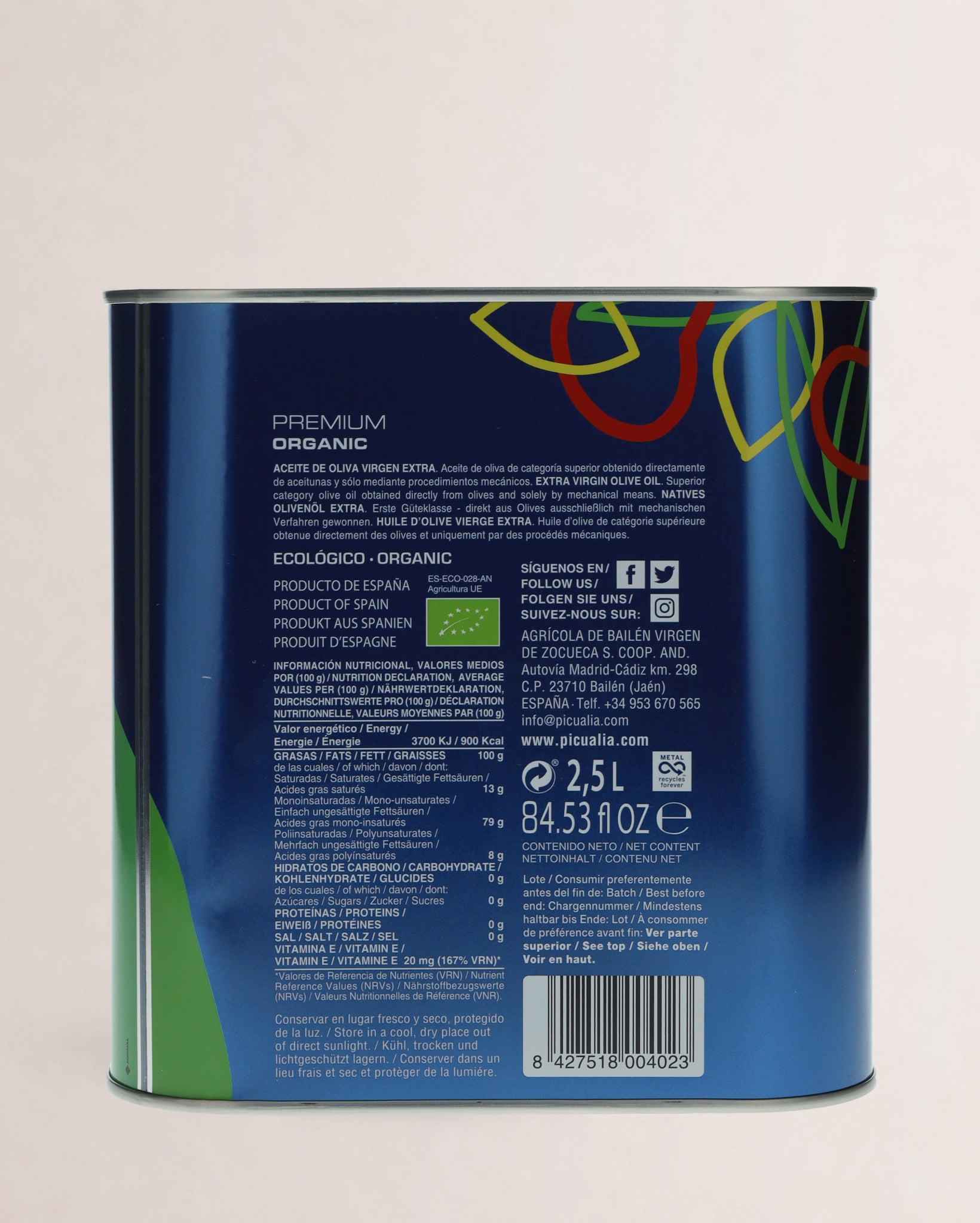 Picualia Premium Organic 2,5L