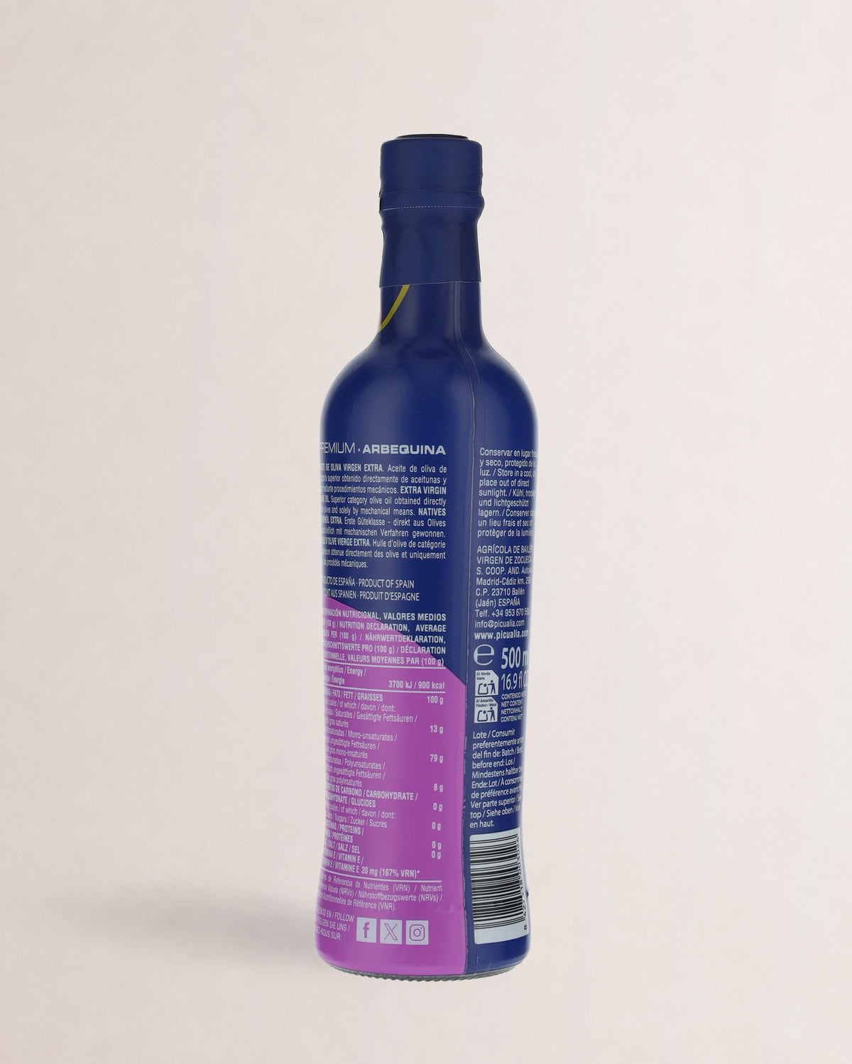 aceite picualia premium botella