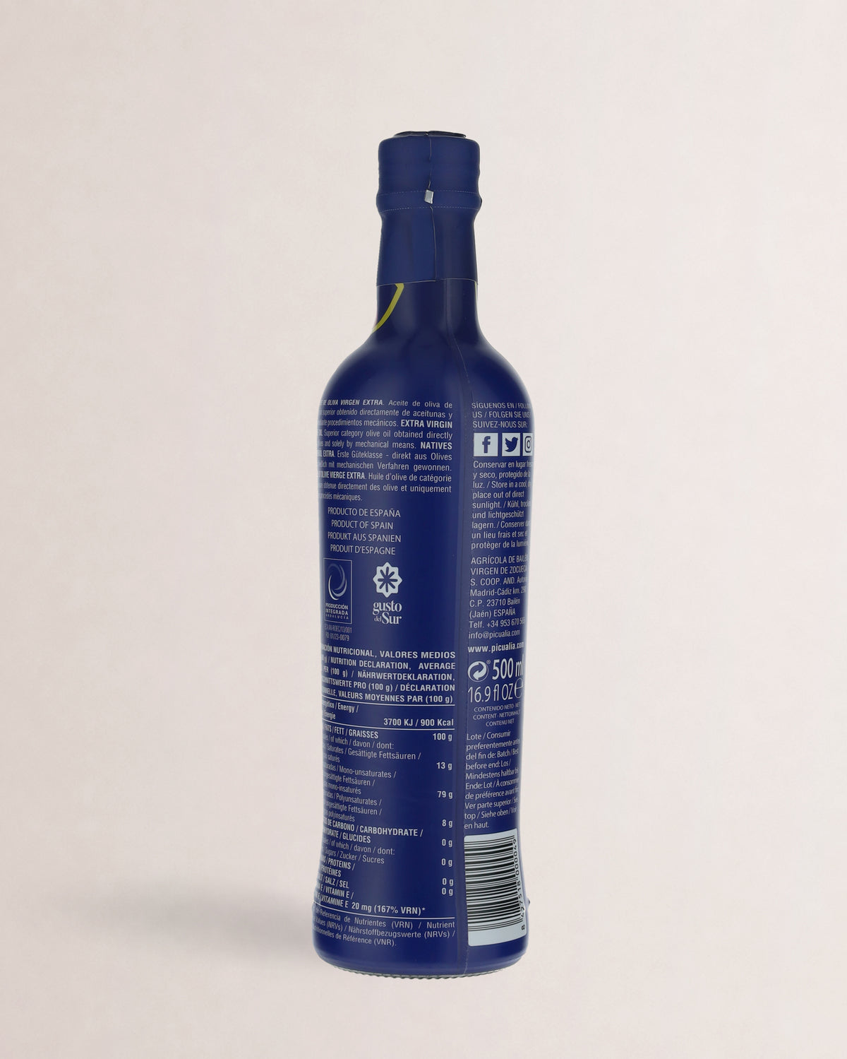 aceite picualia premium botella