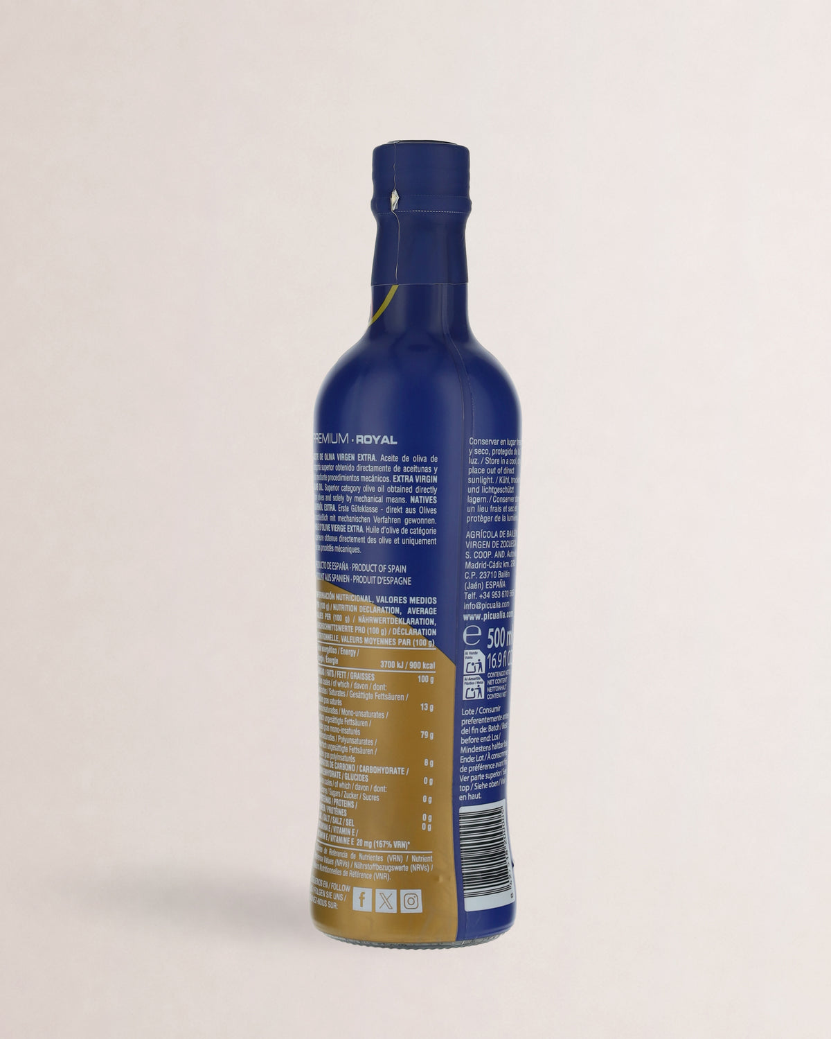 aceite picualia premium botella