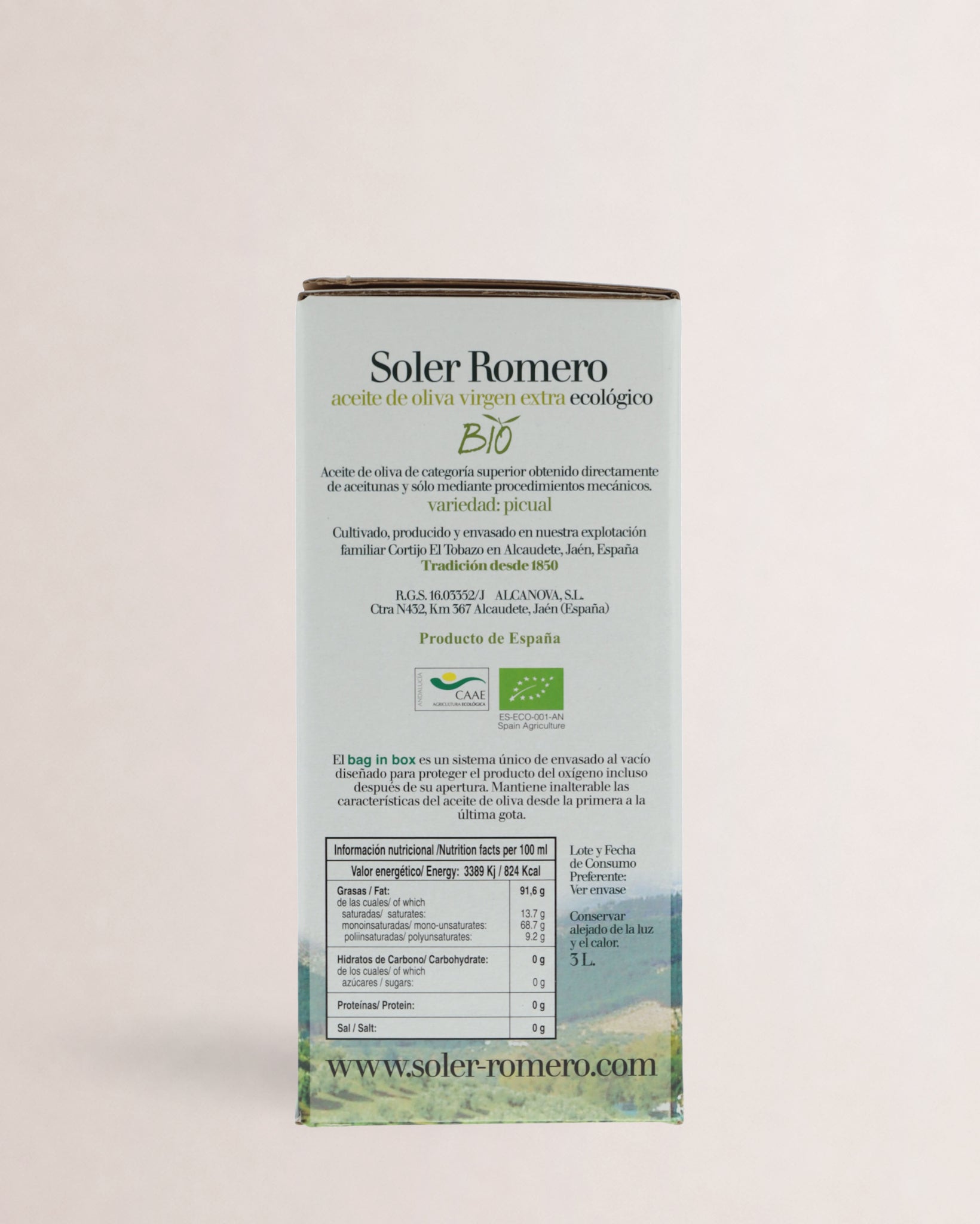 Soler Romero Bag in Box 3L