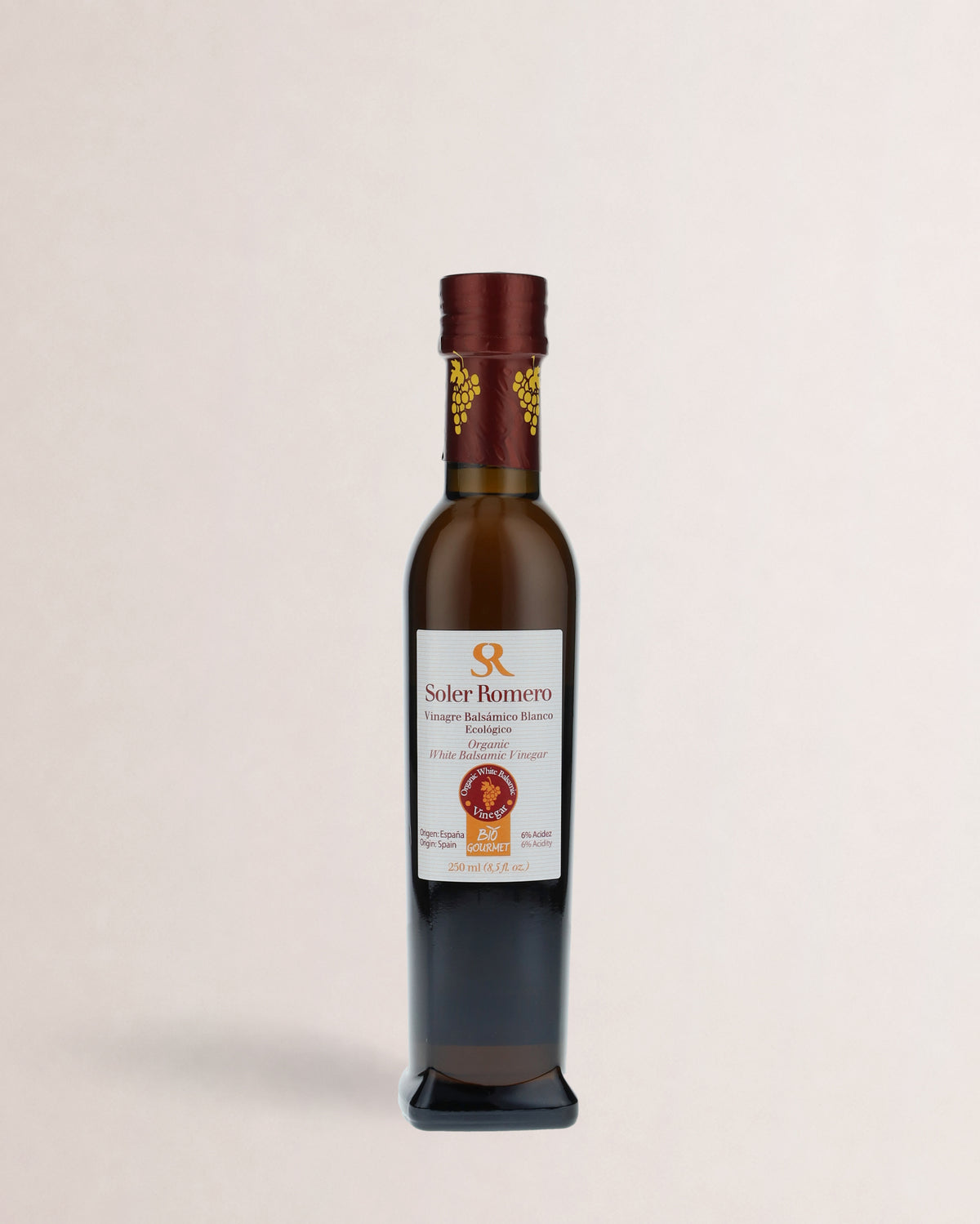 Soler Romero Vinagre Balsámico Blanco Ecológico 250 ml