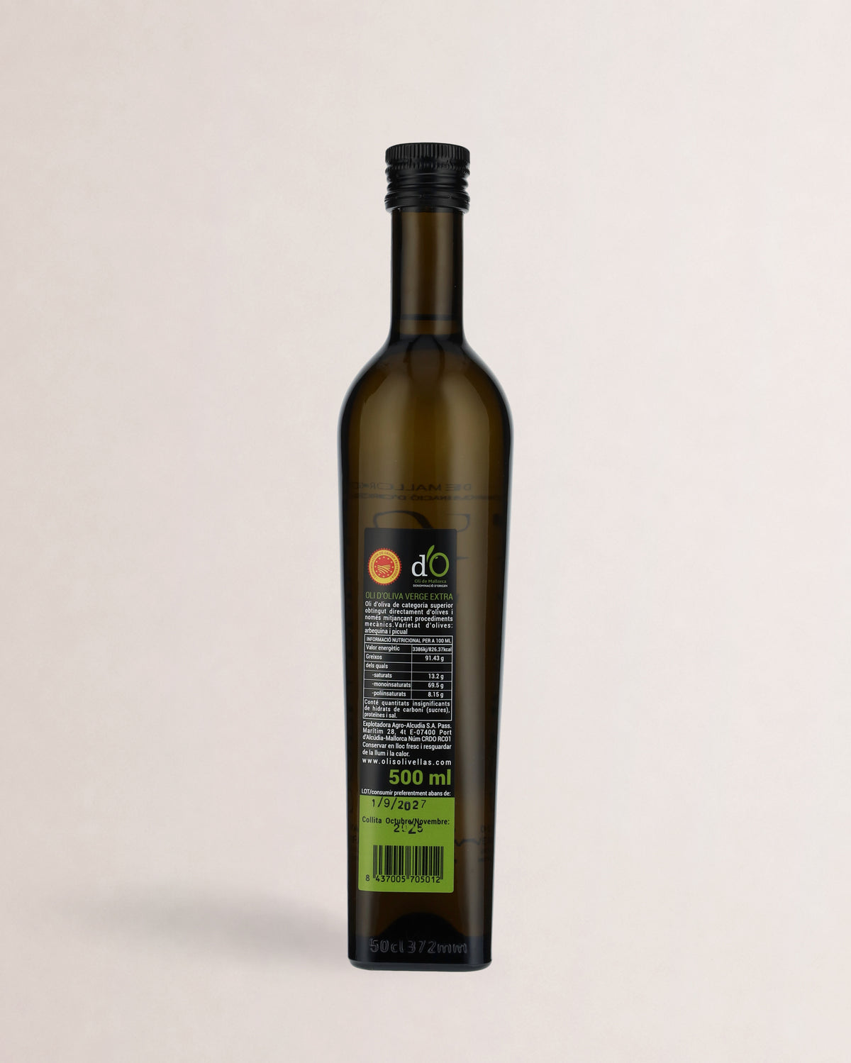aceite solivellas botella