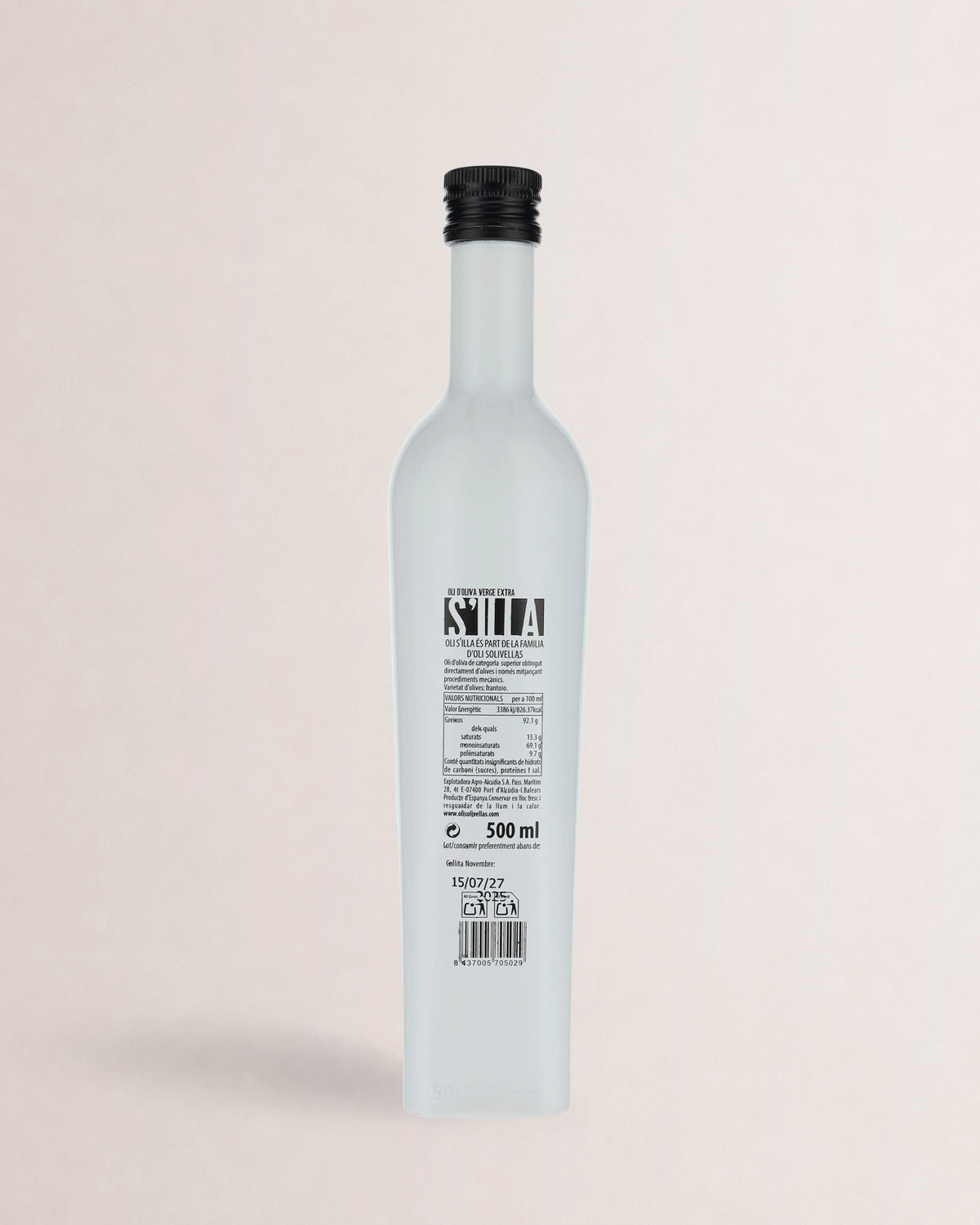 aceite solivellas botella