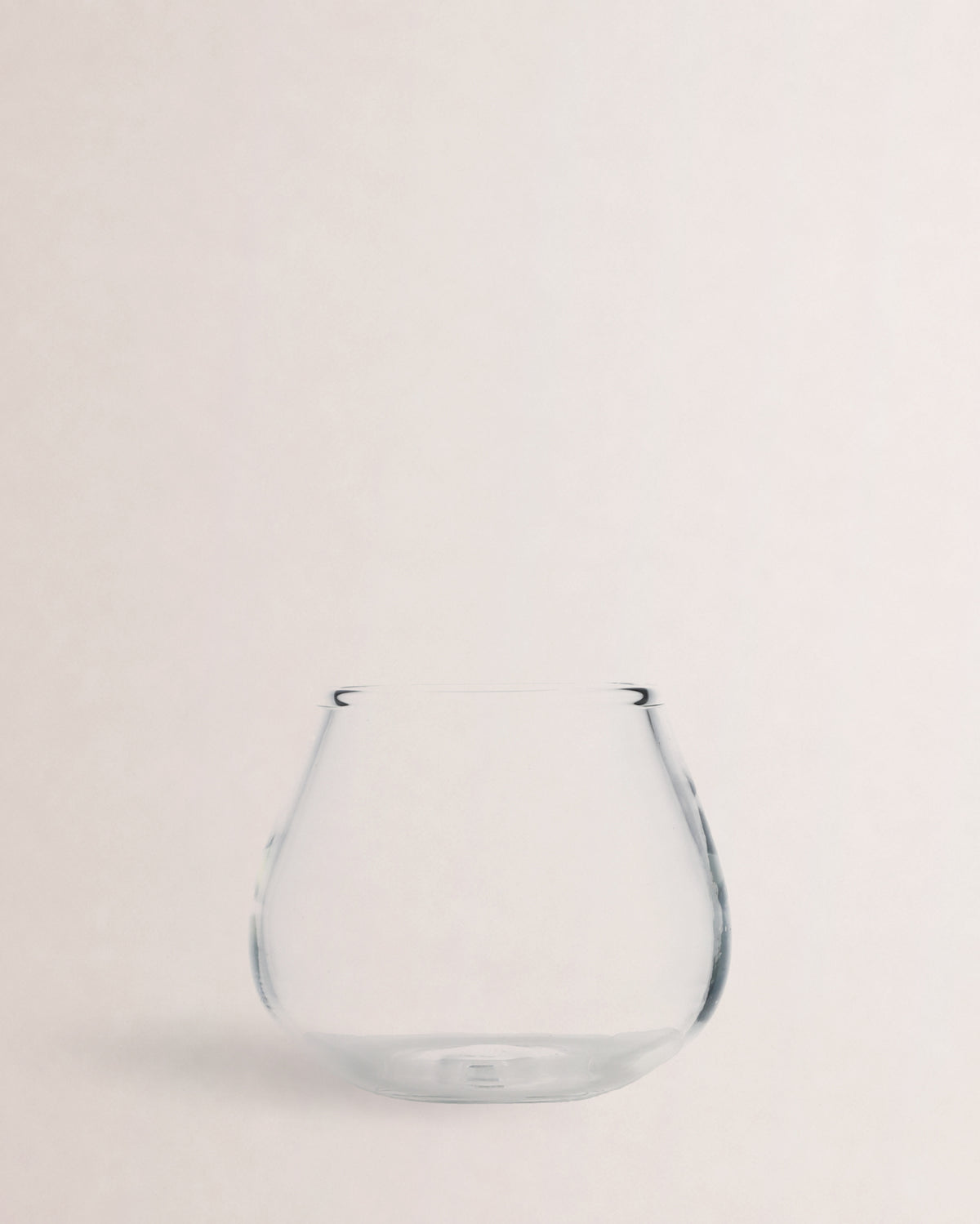 copa de cata de aceite transparente