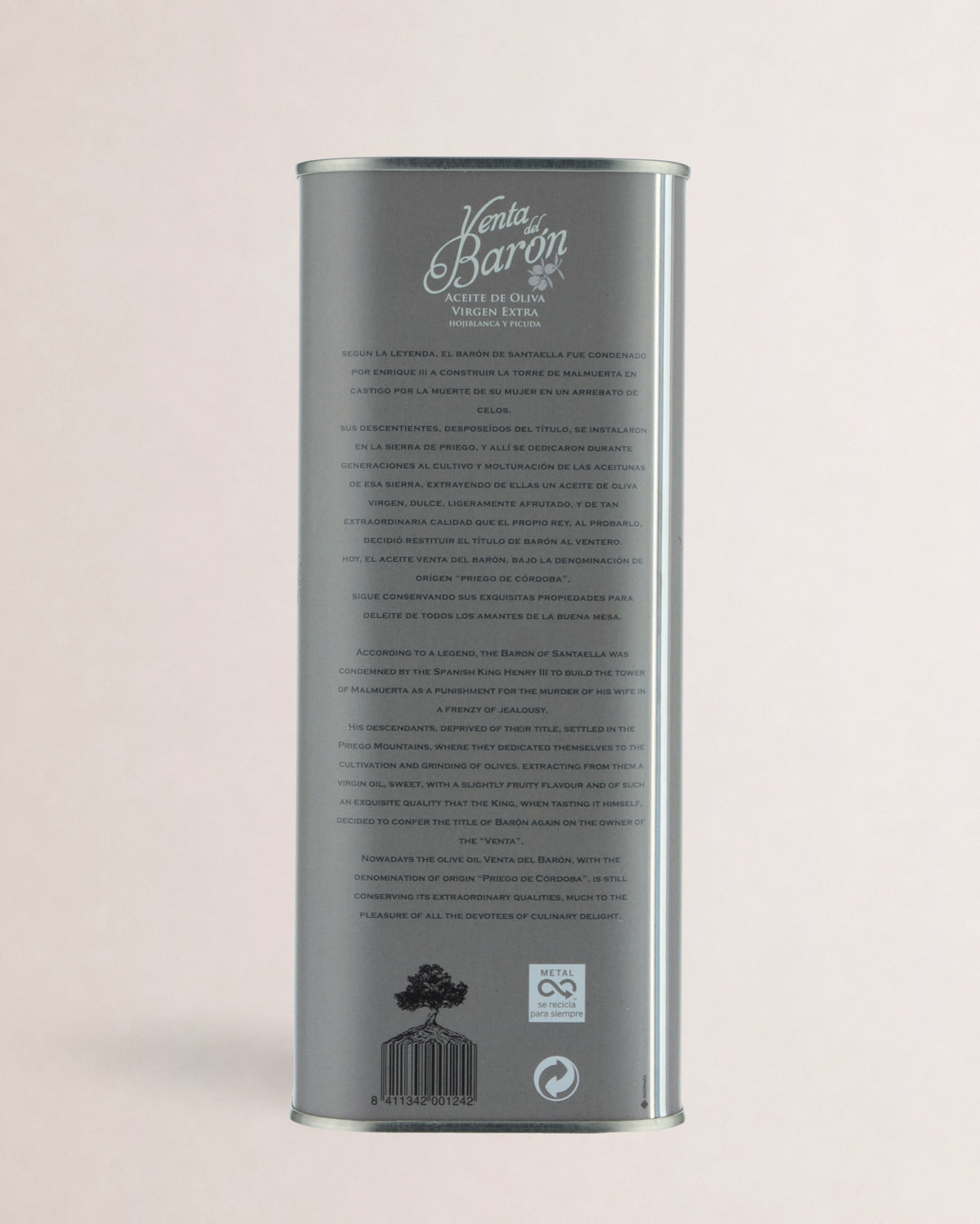 aceite venta del baron lata